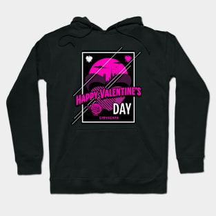 Valentines Day cityscape Hoodie